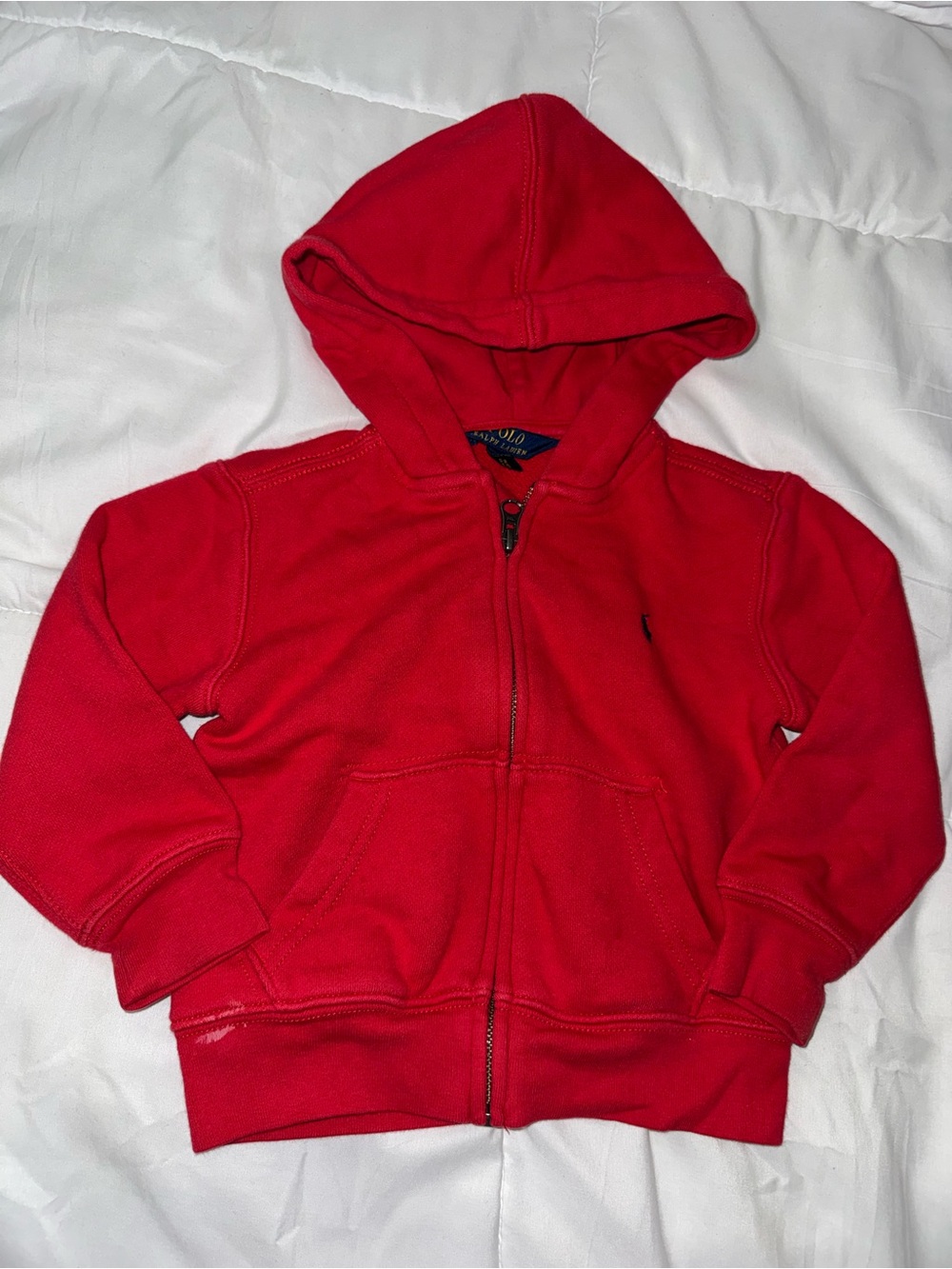 Polo by Ralph Lauren Kids Red Zip-Up Hoodie